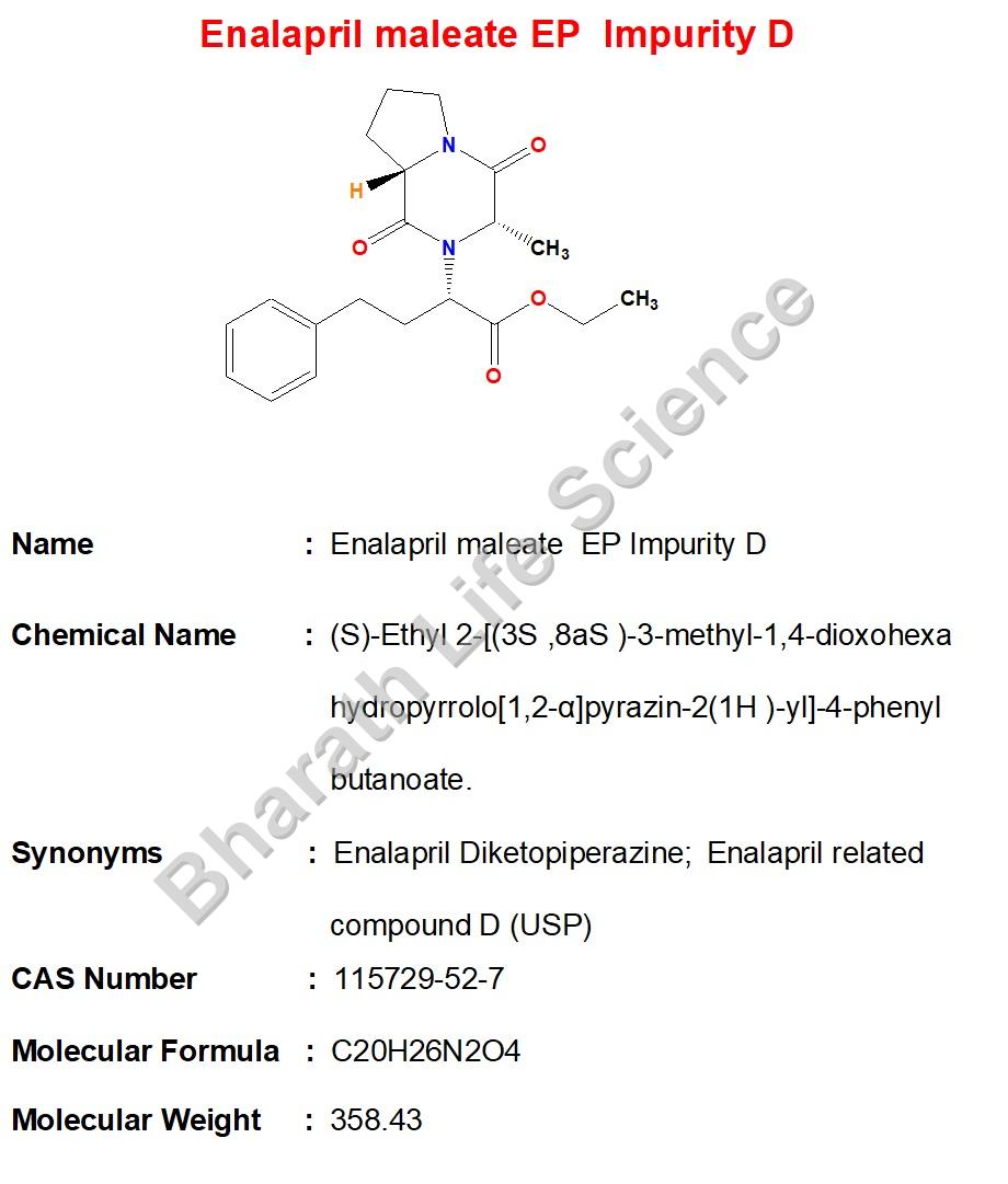 Enalapril maleate  EP Impurity D